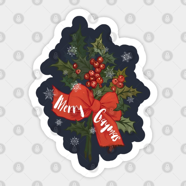 Merry Gaymas Sticker by FabulouslyFeminist